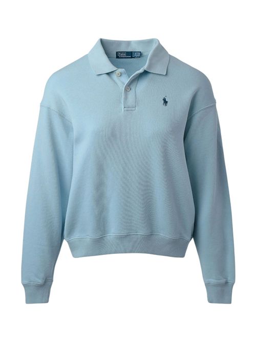 felpa donna modello polo azzurro Ralph Lauren | 211965097003